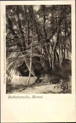 Ak Meran Merano Südtirol, Herbststudie