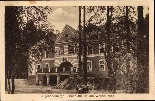 Ak Altenhof Schorfheide am Werbellinsee, Jugendherberge Brunoldhaus