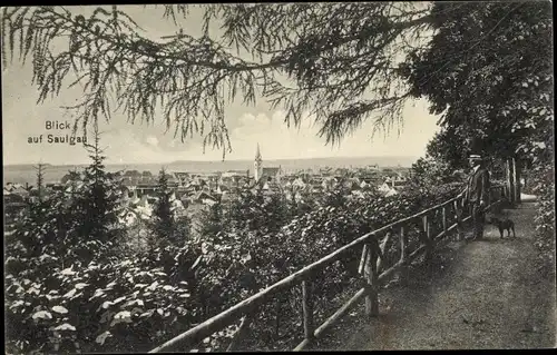 Ak Bad Saulgau in Oberschwaben, Blick auf den Ort