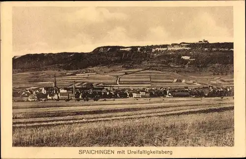 Ak Spaichingen in Baden Württemberg, Dreifaltigkeitsberg, Blick auf den Ort