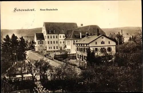 Ak Schorndorf in Württemberg, Neue Realschule