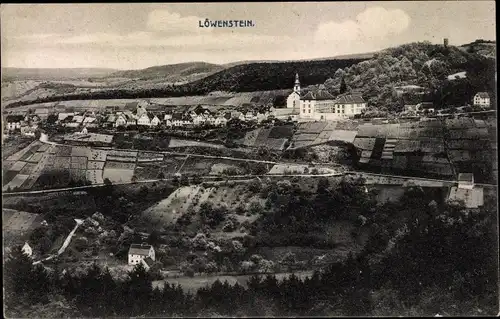 Ak Löwenstein in Württemberg, Ort mit Umgebung