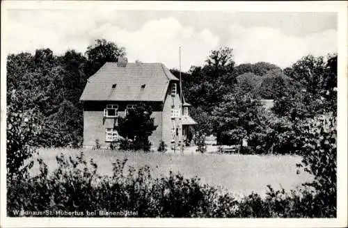 Ak Bienenbüttel in der Lüneburger Heide, Waldhaus St. Hubertus