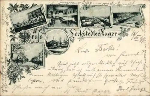 Ak Lockstedt in Holstein, Lockstedter Lager, Hotel, Baracken