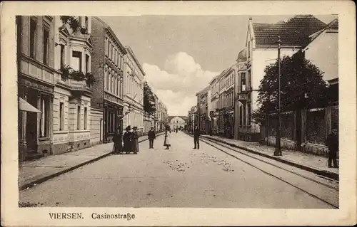 Ak Viersen in Nordrhein Westfalen, Casinostraße