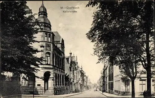Ak Mönchengladbach am Niederrhein, Kaiserstraße
