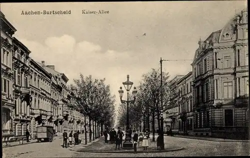 Ak Burtscheid Aachen Nordrhein Westfalen, Kaiserallee