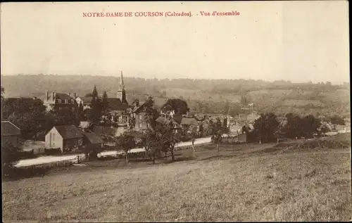 Ak Notre Dame de Courson Calvados, Vue d'ensemble