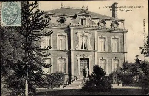 Ak Notre Dame de Courson Calvados, Maison Bourgeoise