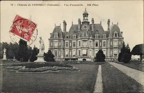 Ak Combray Calvados, Le Chateau