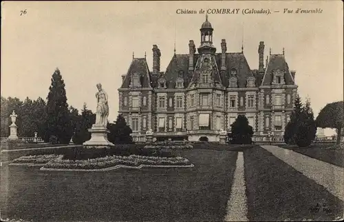 Ak Combray Calvados, Le Chateau