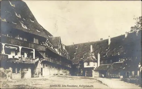 Ak Bamberg in Oberfranken, Alte Residenz, Hofgebäude