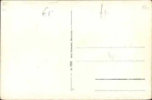 Passepartout Ak Baden Baden am Schwarzwald; Total von Schloss Solms, Heimatleid, röhrender Hirsch