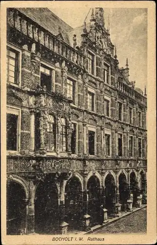 Ak Bocholt im Münsterland, Rathaus