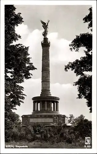 Ak Berlin Tiergarten, Siegessäule