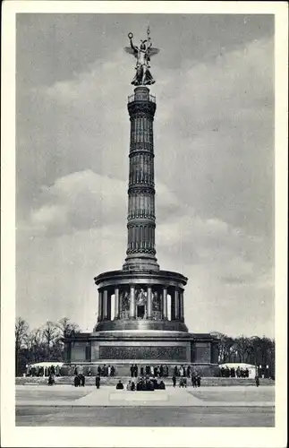 Ak Berlin Tiergarten, Siegessäule