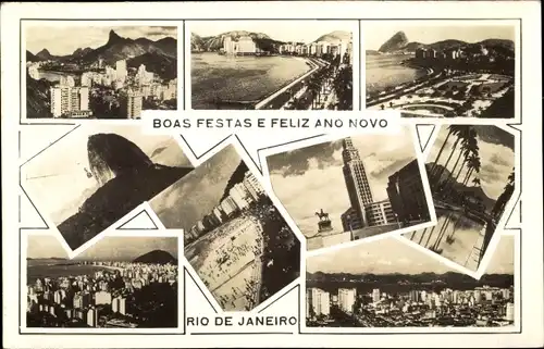 Ak Rio de Janeiro Brasilien, Stadtansichten, Hochhäuser, Panorama vom Ort