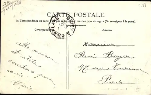 Ak Mancieulles Lothringen Meurthe et Moselle, la Poste