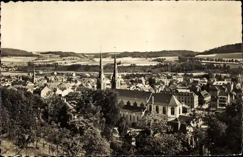 Ak Diekirch Luxemburg, Blick über den Ort