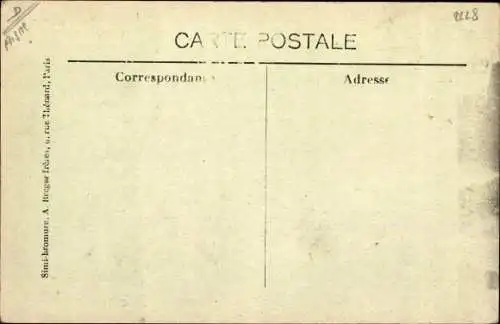 Ak Origny Sainte Benoite Aisne, Les Ruines de l'Uisne des Ciments