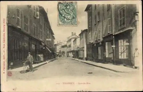 Ak Thoissey Ain, Grande Rue