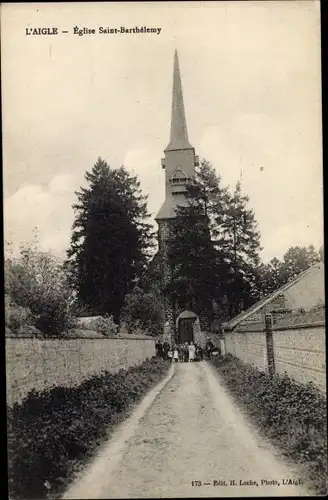 Ak L'Aigle Orne, Eglise Saint Barthelemy