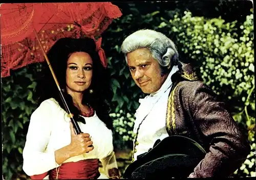 Ak Schauspieler Donatas Banionis und Olivera Katarina, Film Goya