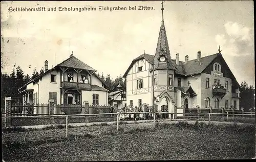 Ak Eichgraben Zittau in Sachsen, Betlehemstift, Erholungsheim Eichgraben