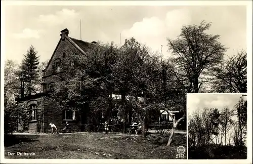Ak Reichenbach in der Oberlausitz, Gastwirtschaft am Rothstein, Inh. G. Hartmann, Aussichtsturm