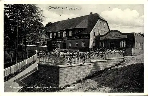 Ak Ellersdorf Sohland an der Spree in Sachsen, Gasthaus Jägersruh