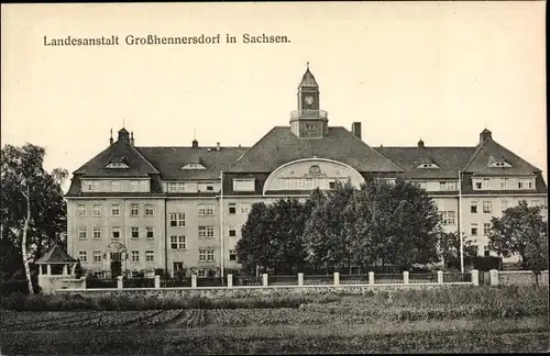 Ak Großhennersdorf Herrnhut in Sachsen, Kgl. Landesanstalt