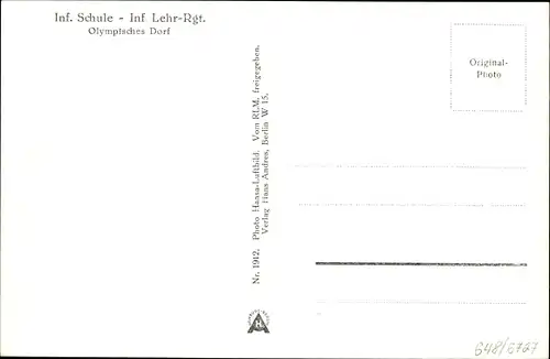 Ak Elstal Wustermark Brandenburg, Olympisches Dorf, Gesamtansicht, Fliegeraufnahme