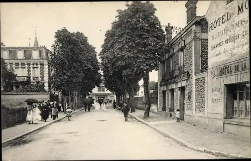 Ak Saâcy-sur-Marne Seine-et-Marne, Rue de l'Ile