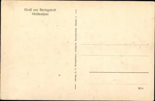 Ak Beringstedt in Schleswig Holstein, Heldenhain