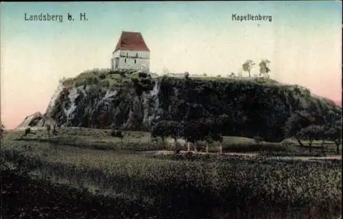 Ak Landsberg im Saalekreis, Kapellenberg