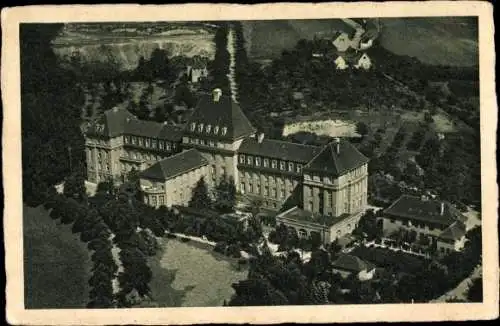 Ak Hohenmölsen im Burgenlandkreis, Fliegeraufnahme, Blick auf das Knappschaftskrankenhaus