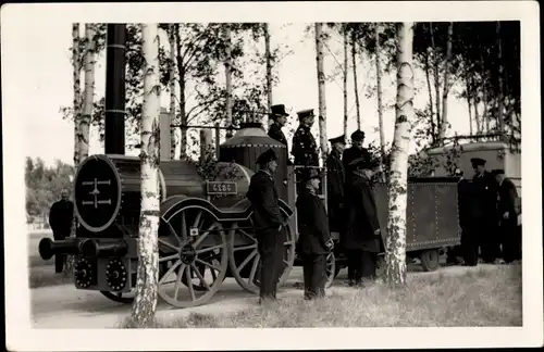 Foto Eisenbahn, Kleinbahn, Männer