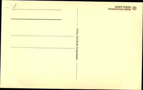 Steindruck Ak Tangermünde in Sachsen Anhalt, Kapitelturm und Kaiser Karl Denkmal