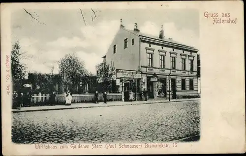 Ak Berlin Treptow Adlershof, Wirtshaus zum Goldenen Stern, Bismarckstraße 16