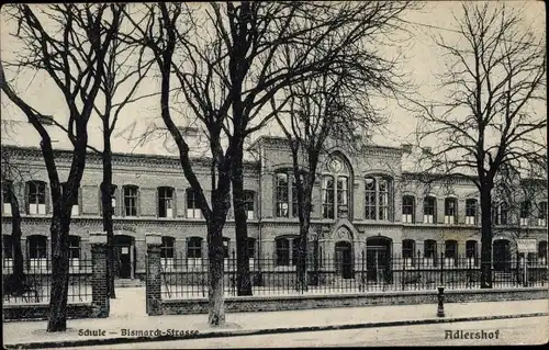 Ak Berlin Treptow Adlershof, Schule, Bismarckstraße