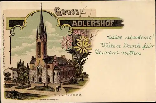 Litho Berlin Treptow Adlershof, Kirche