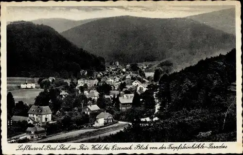 Ak Bad Thal Ruhla Thüringen, Blick von der Tropfsteinhöhle Paradies