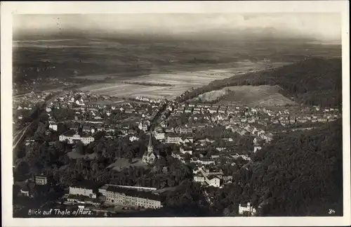 Ak Thale im Harz Sachsen Anhalt, Panorama