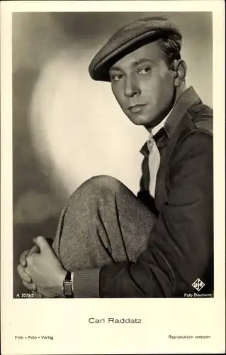 Ak Schauspieler Carl Raddatz, Portrait, UFA Film A 3579/2