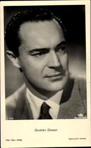 Ak Schauspieler Gustav Diessl, Portrait