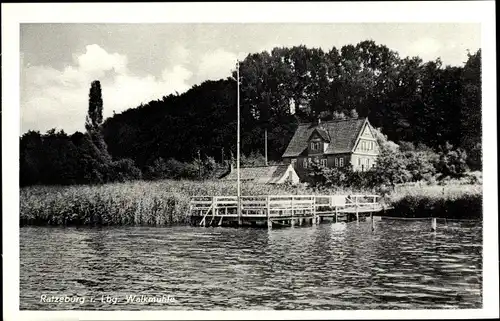 Ak Ratzeburg im Herzogtum Lauenburg, Walkmühle am Wasser
