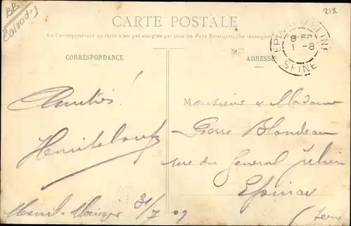 Ak Le Mesnil Mauger Calvados, Chateau du Coin