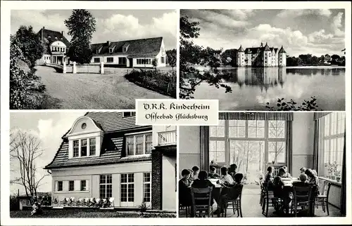 Ak Glücksburg an der Ostsee, DRK Kinderheim