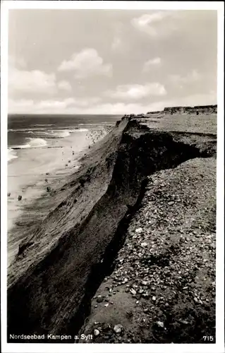 Ak Kampen auf Sylt, Das rote Kliff