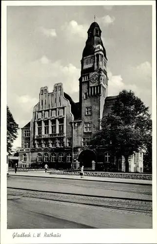 Ak Gladbeck im Ruhrgebiet Westfalen, Rathaus